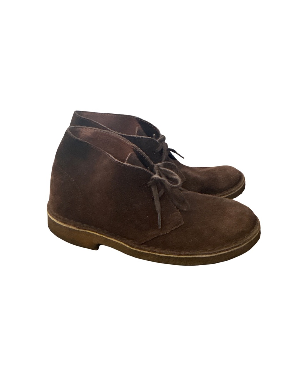 Vintage Clarks Brown Suede Original Desert Boots - size 6.5